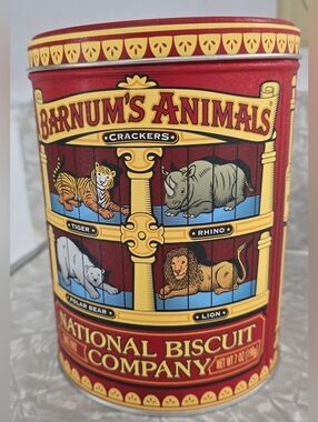 Animal Cracker Tin Barnum's Animals